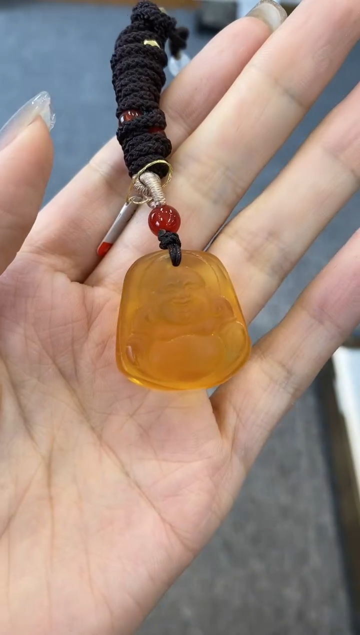 【闪购商品】琥珀颈饰未镶嵌吊坠