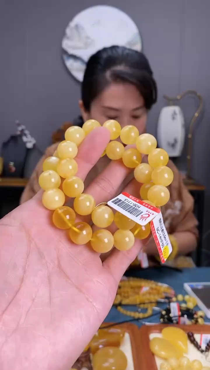 【闪购商品】琥珀手串未镶嵌13+手串（多样式发其一）