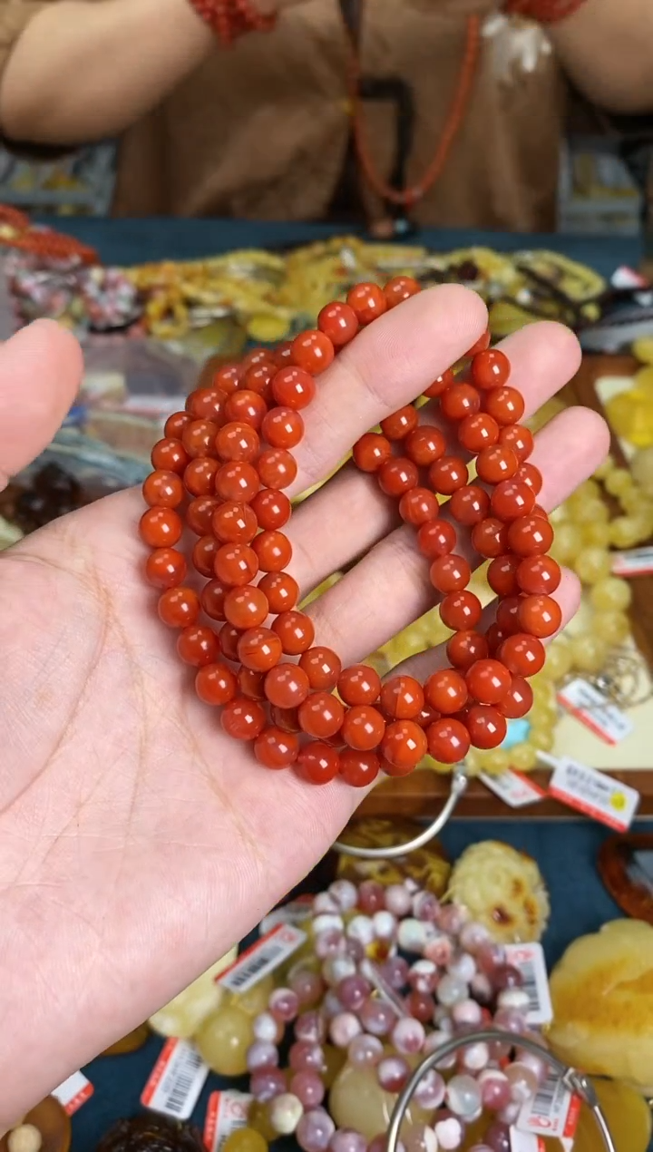 【闪购商品】南红玛瑙颈饰未镶嵌7+南红（多样式发其一）
