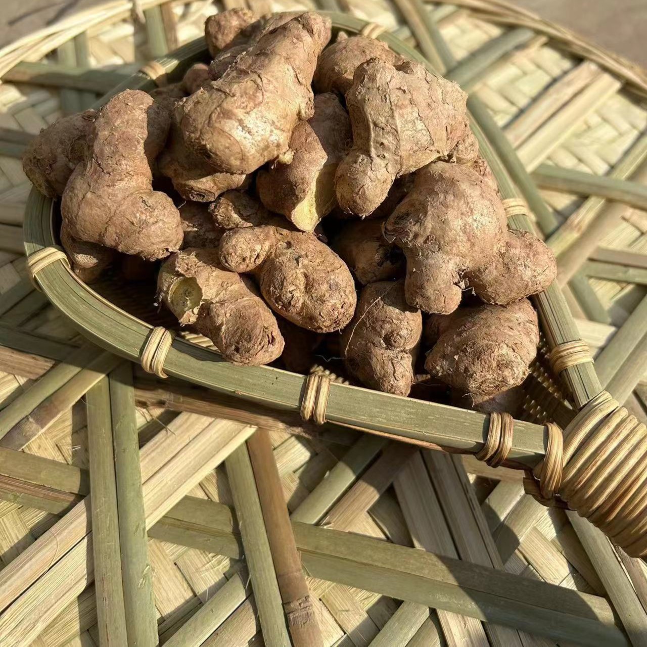 【残碎洗脚姜  普通快递】 四川坨坨老姜朵朵老姜碎老姜3斤