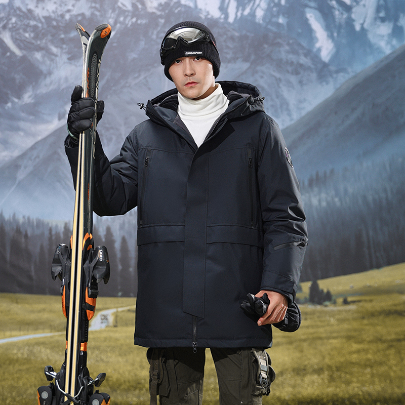 羽物男装高端户外2024秋冬新款宽松加厚保暖鹅绒羽绒服085