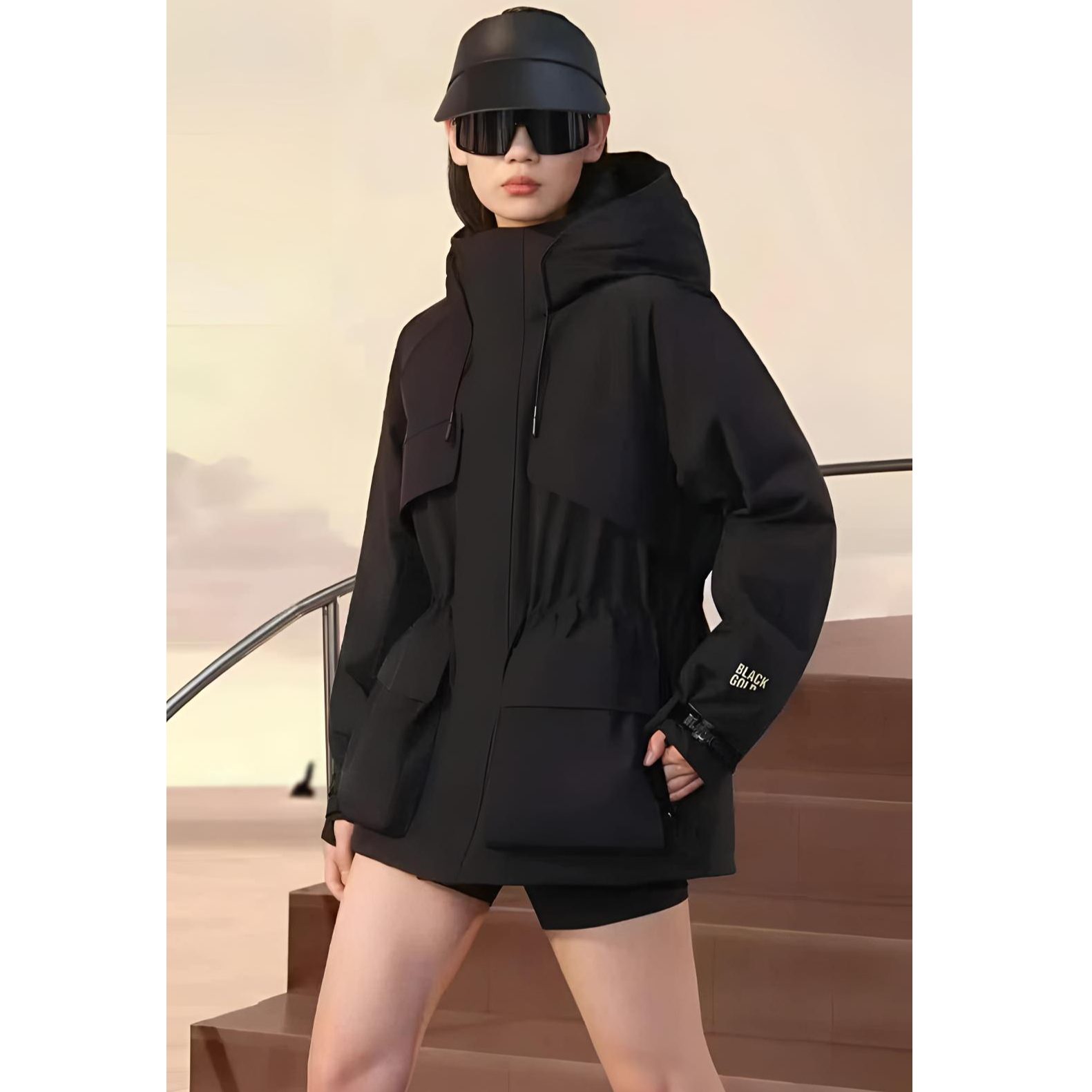 SY鹅绒冲锋衣2024新款防风防寒保暖舒适鹅绒服宽松舒适