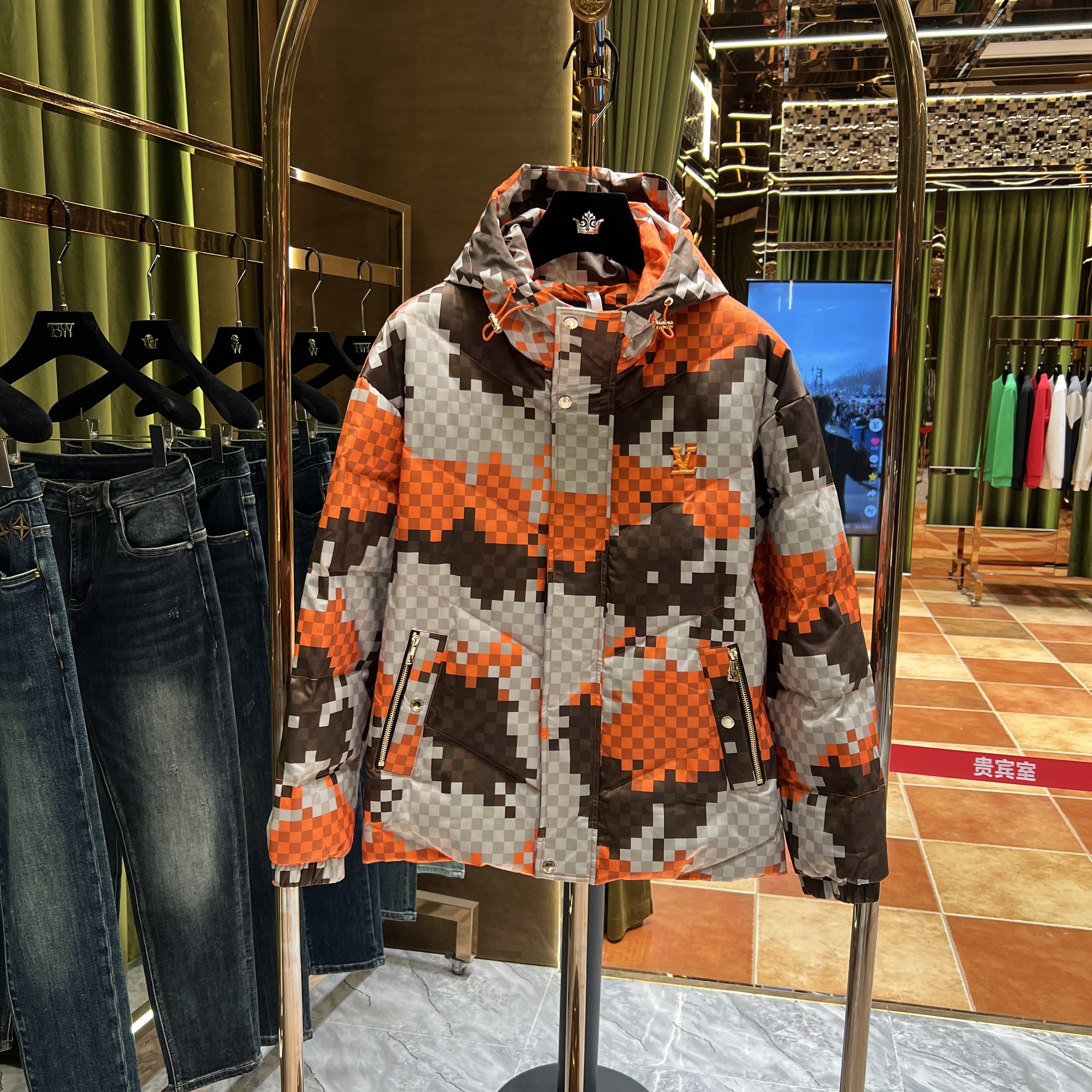 F【阿诺专属】冬季新款轻奢定制百搭羽绒服外套（25001）