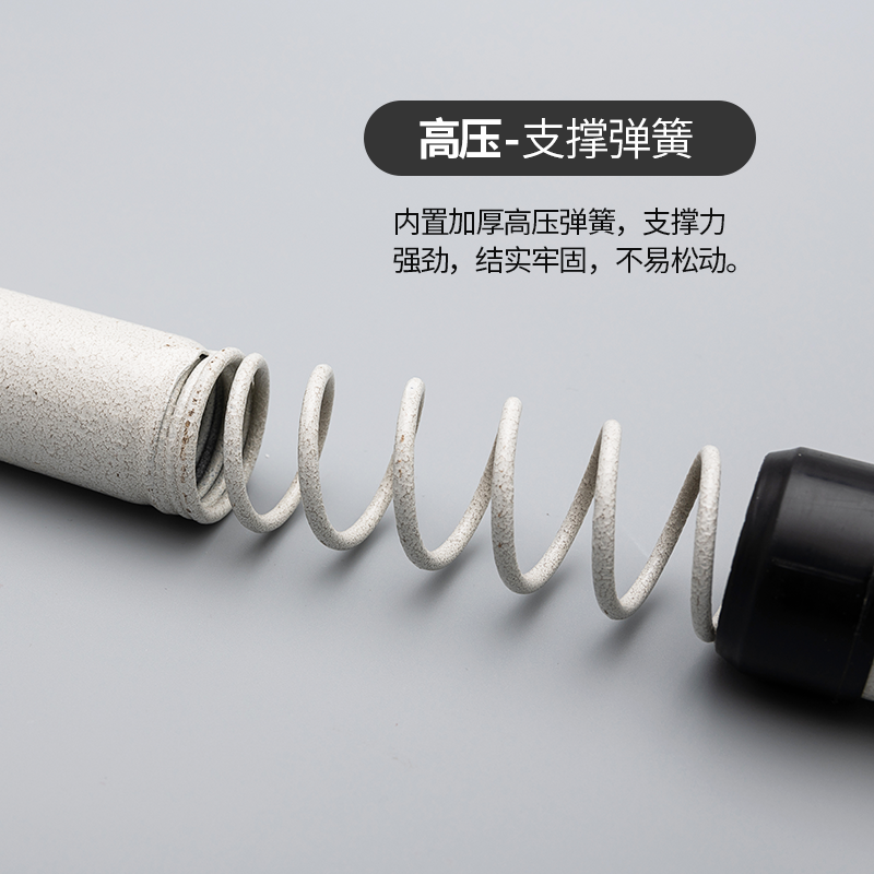 免打孔伸缩罗马杆卧室阳台客厅超强承重