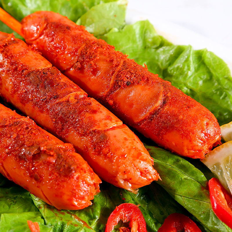 双汇火炫风刻花香香肠火腿肠45g即食猪肉肠营养严选油炸美味精选