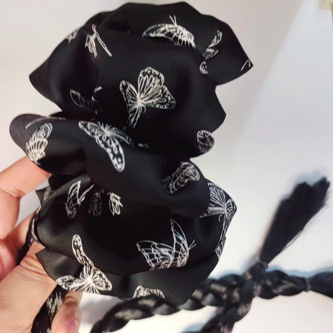 【黑色蝴蝶抓夹辫子】发夹头饰发夹气质时尚百搭黑色网红轻奢简约