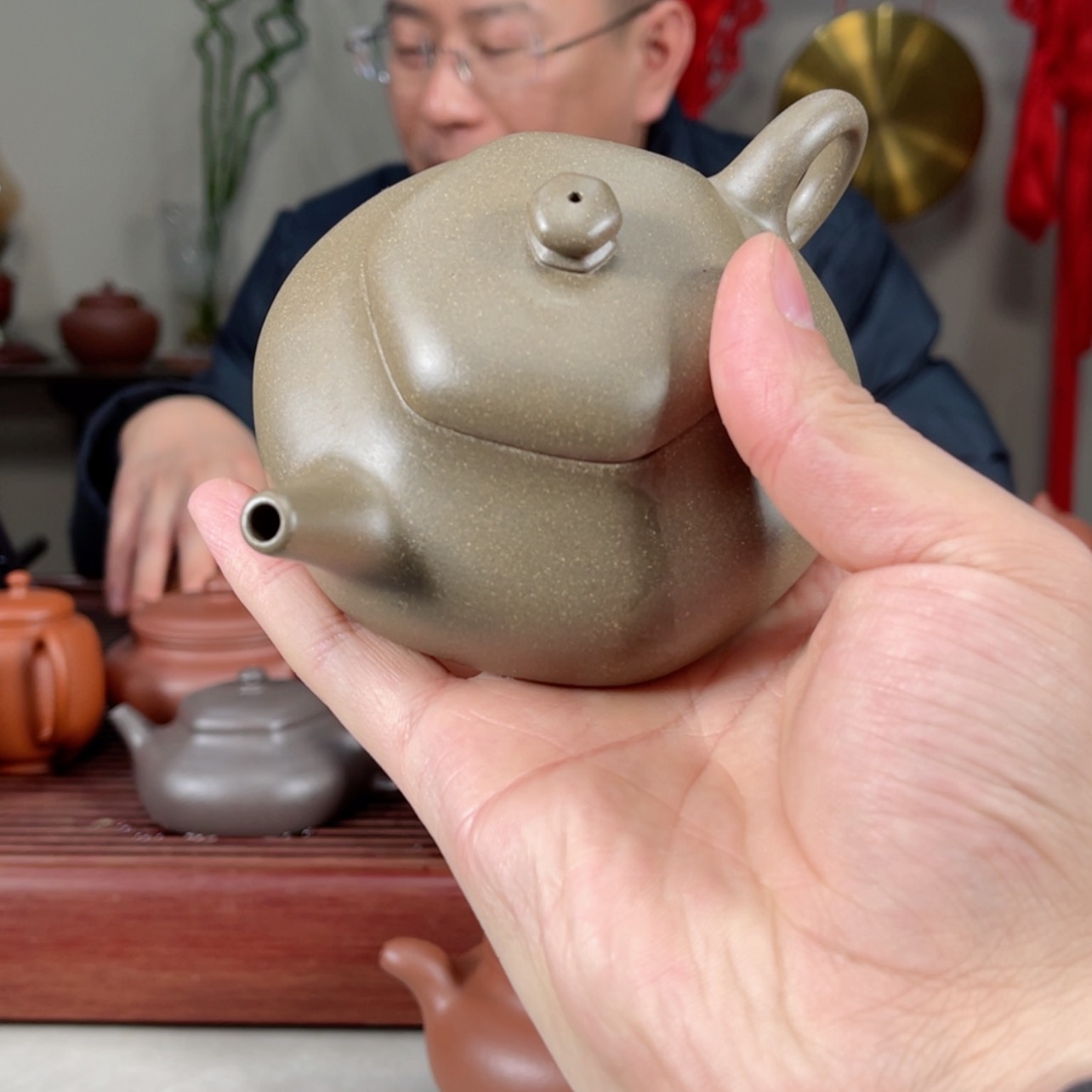 【闪购商品】紫砂茶壶?****哥六方