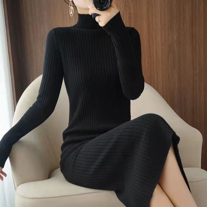 【董小姐优选】651-700秋秋冬针织连衣裙长袖高级感大衣内搭毛衣裙