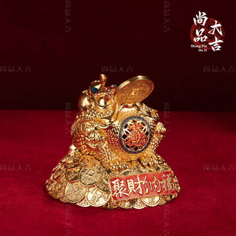 『金蟾』珐琅彩工艺品摆件乔迁送礼国风高端礼品国潮新中式宝藏文创