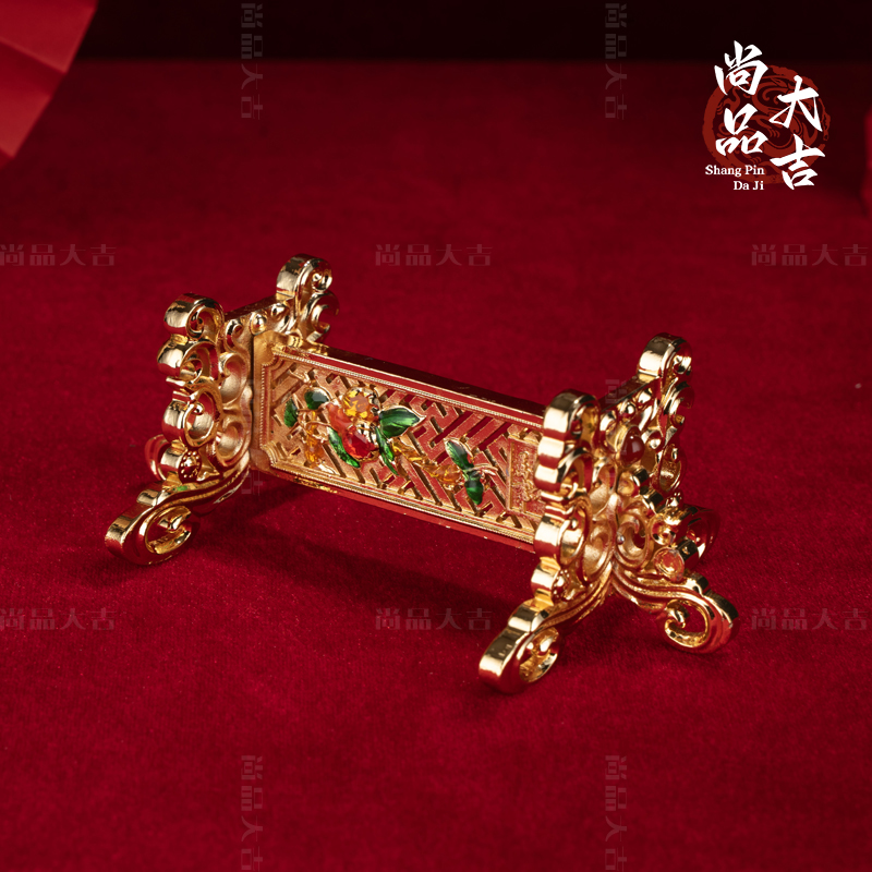 『置物架』珐琅彩工艺品摆件乔迁送礼国风高端礼品新中式宝藏文创