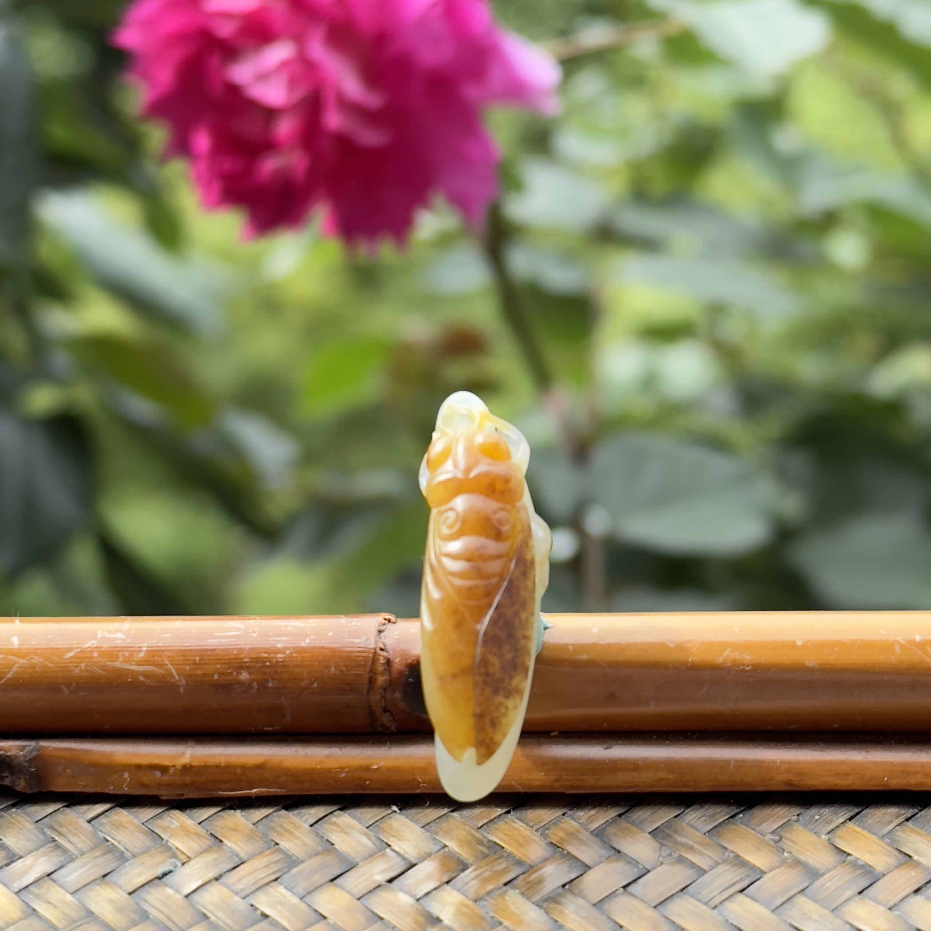 天之骄子 一鸣惊人 俏色巧雕 苏工 吊坠 挂件精雕手工项坠挂坠