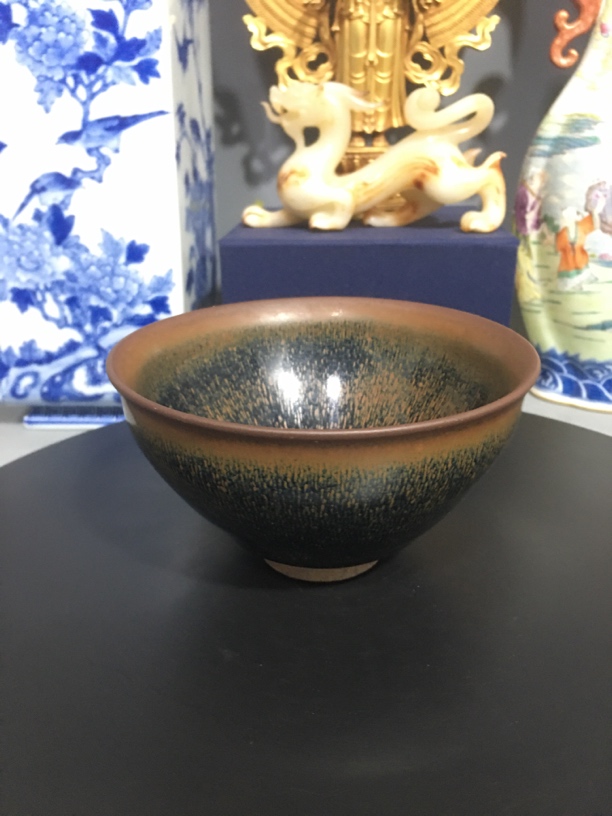 建窑兔毫建盏，漂亮