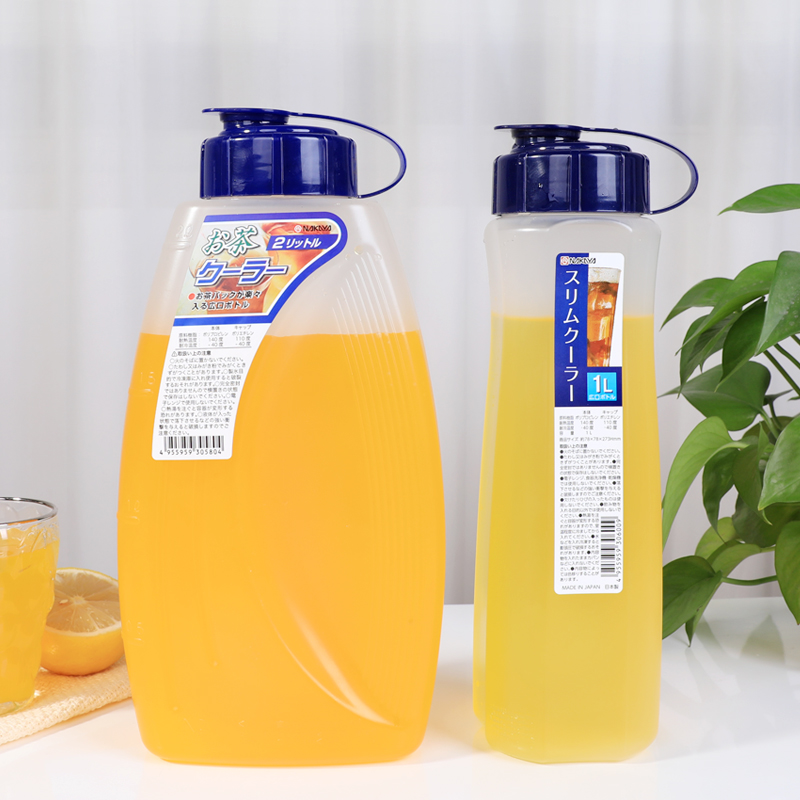日本进口凉水壶耐高温冷水壶大容量果汁茶壶 冰箱冷藏冷泡壶06009