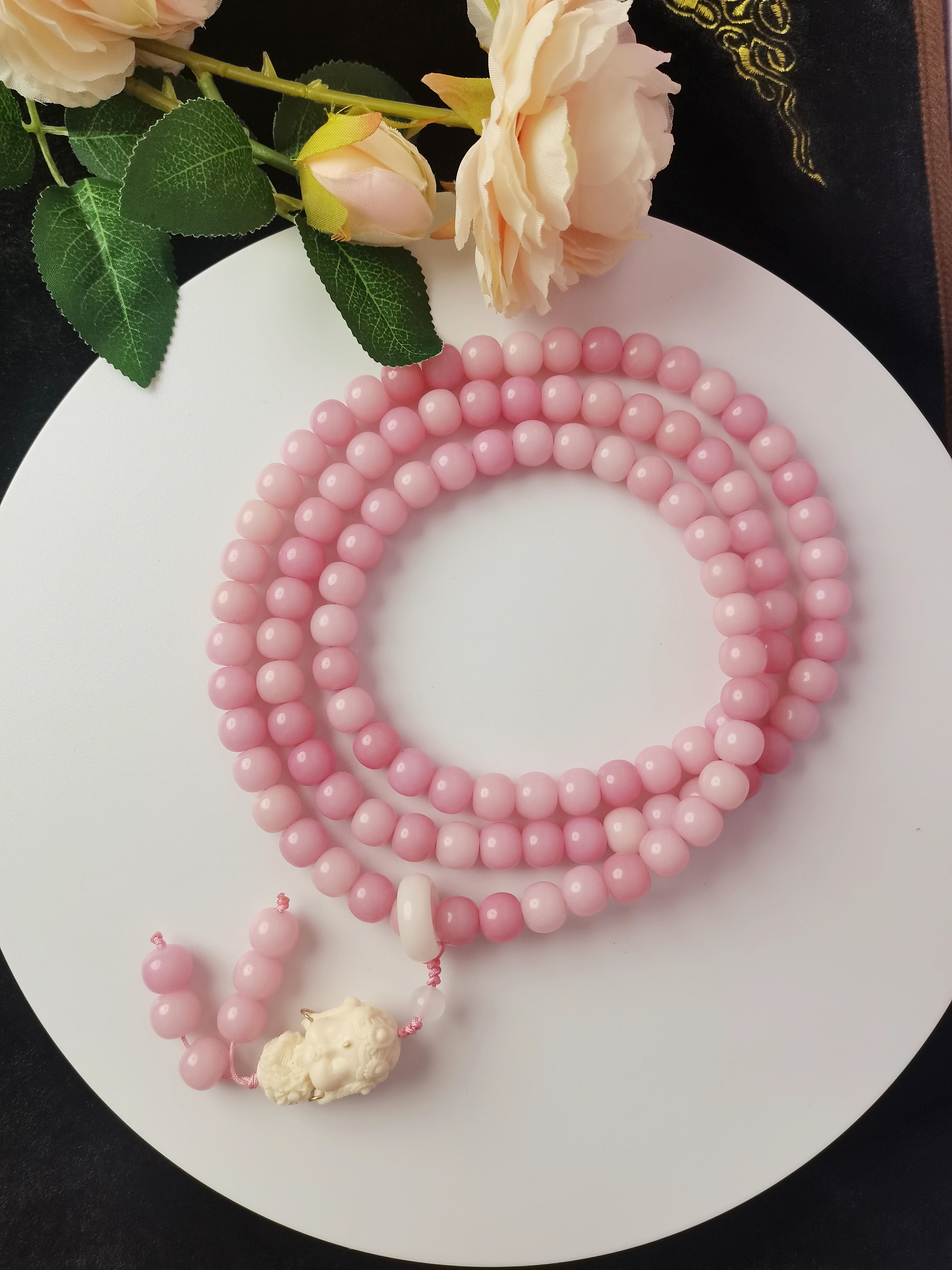 非金属木质手串手链天然白玉菩提