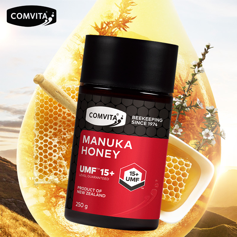 康维他UMF15+250g新西兰原装进口麦卢卡蜂蜜优质健康美味花蜜天然
