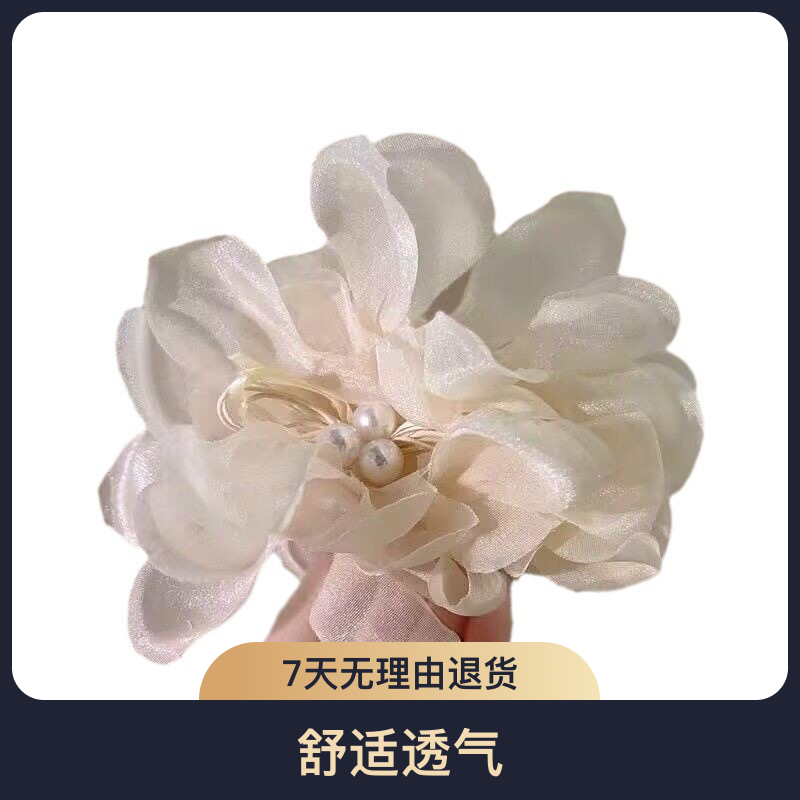 发夹雪纺洋气可爱