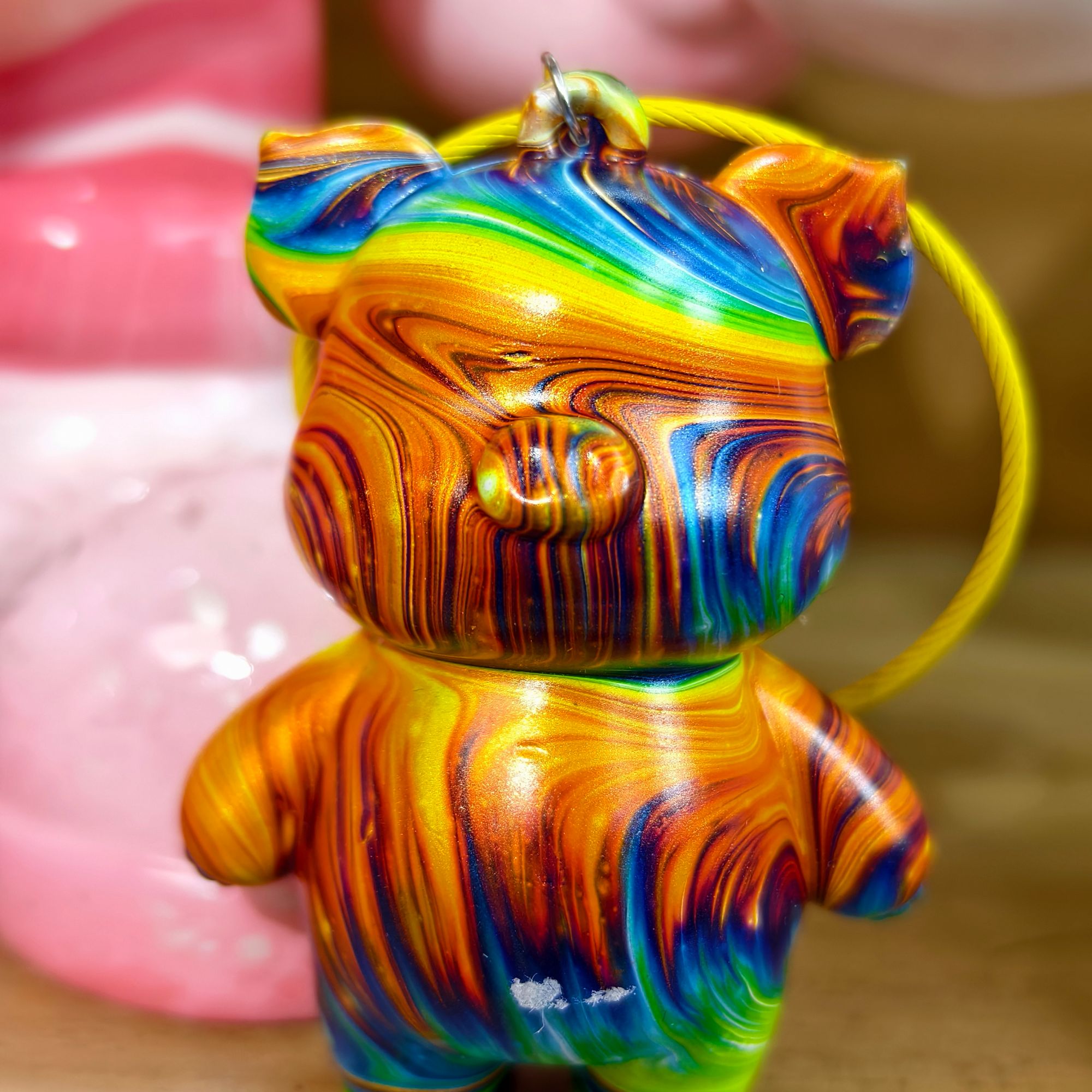 可爱风手工挂件3个随机发（灰常可爱的小猪/小龙等）