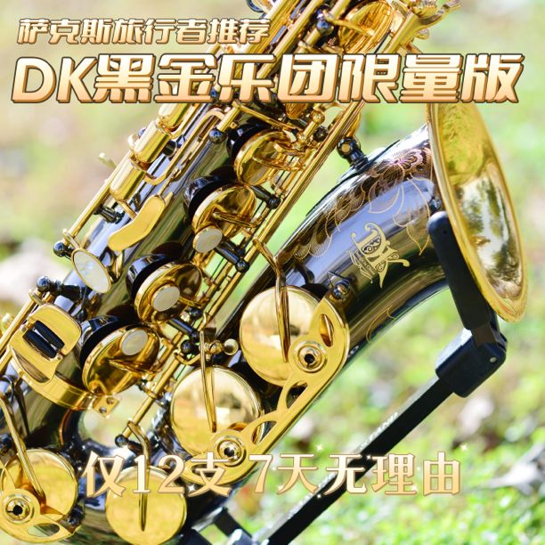 DKAS-600BG 黑金中音萨克斯 （送萨克斯全面系统视频课）