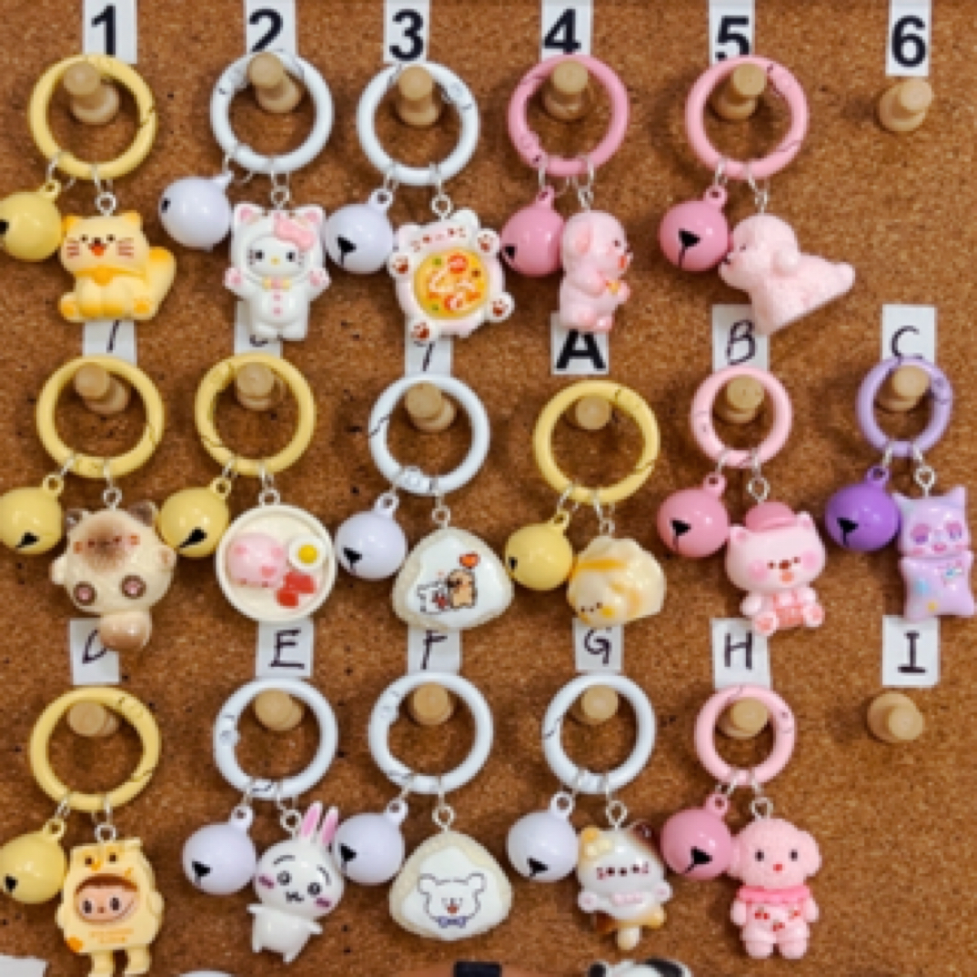 （直播间挂件自选）卡通钥匙扣DIY饰品手机链