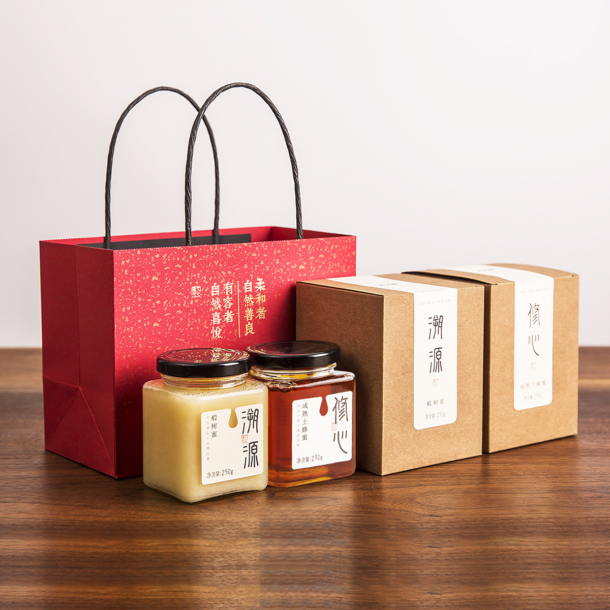 心之源过节送礼纯正天然椴树蜜土蜂蜜送长辈蜂蜜礼品礼盒