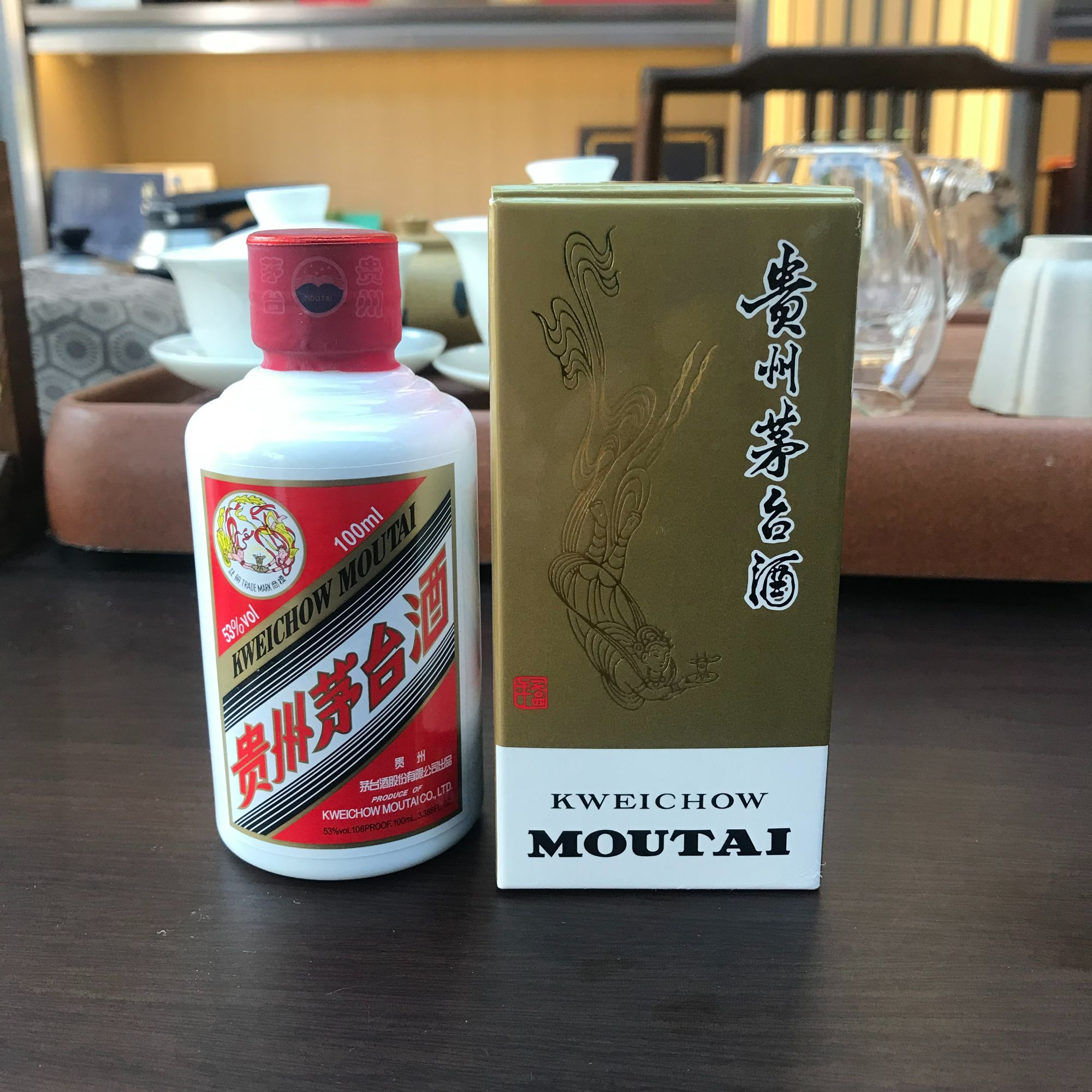 贵州茅台酒 100ml  53%vol（小茅台）