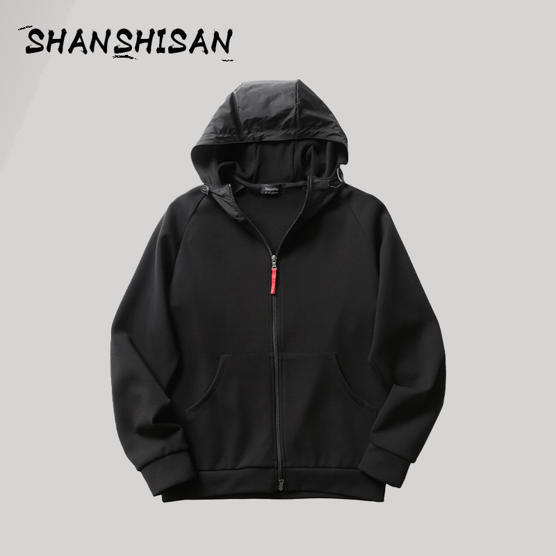 质感暖感】通勤户外经典连帽外套休闲百搭开衫连帽夹克外套015