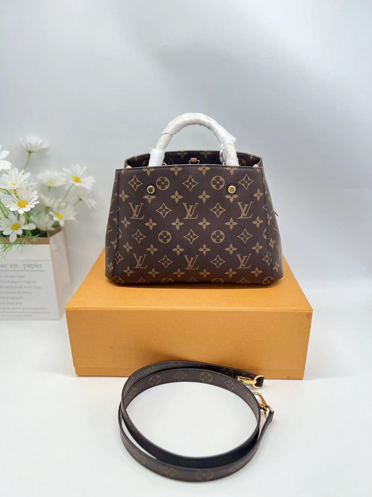 99新 LouisVuitton/路易威登 LV二奢妞妞/蒙田包/蒙田BB