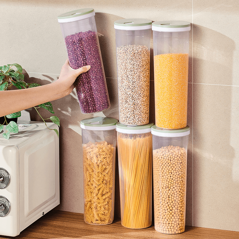 面条盒收纳杂粮储存罐新款放面条密封罐收纳筒食品级装面条定量盒