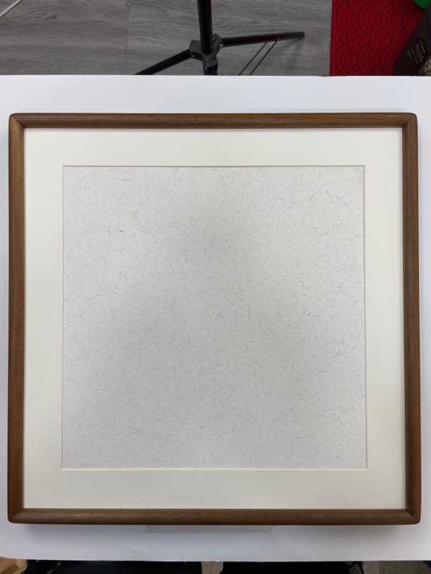 38*38非洲胡桃木榫卯*2 有机玻璃 五金挂件 宣纸随机