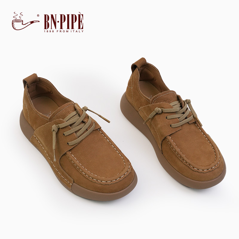 百年烟斗厚底饼干鞋女鞋软底吐司新款德训鞋2024新款休闲袋鼠鞋女