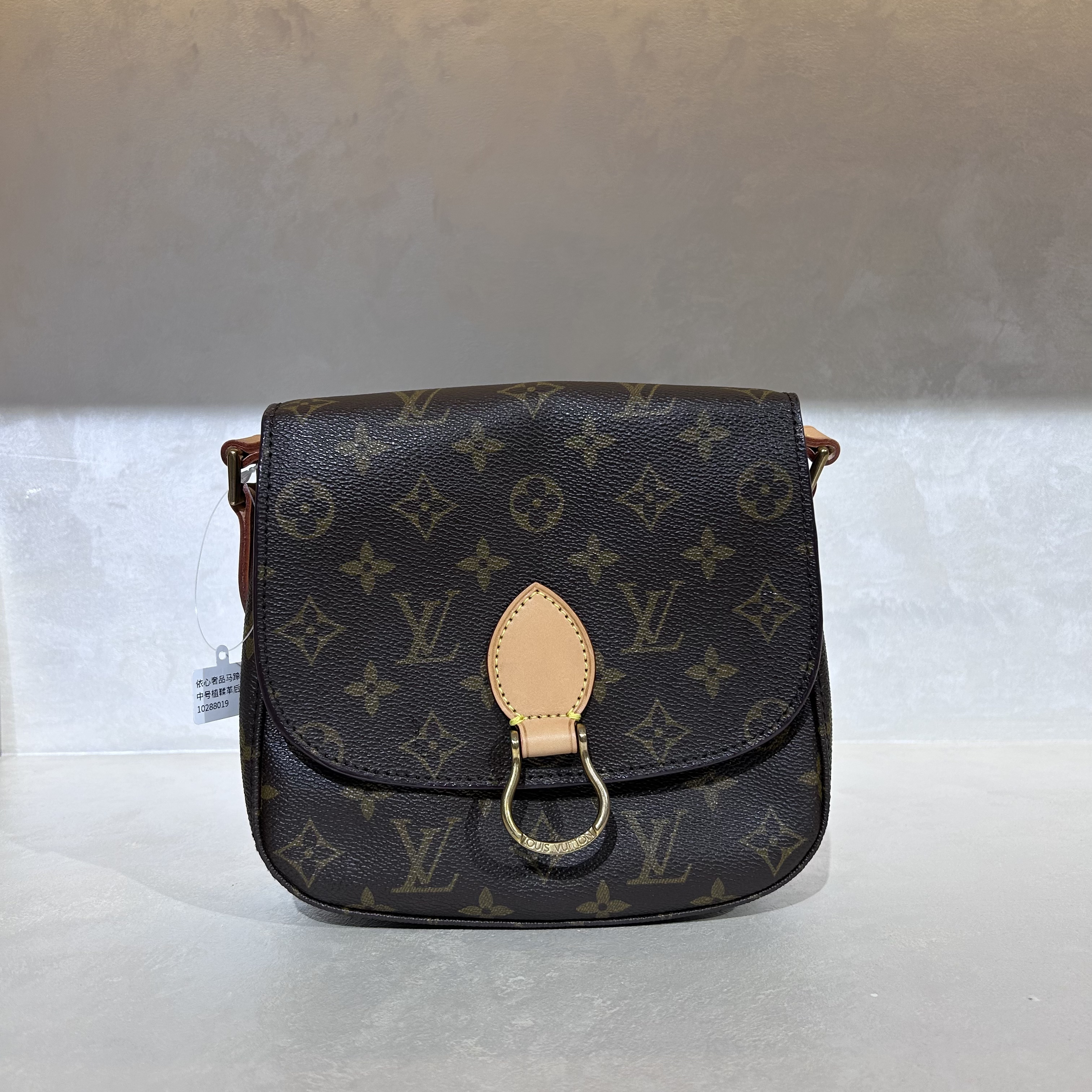 95新 LouisVuitton/路易威登 小号圆马鞍包复古风格单肩斜挎包