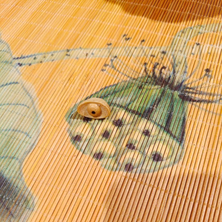 竹雕金蟾小配饰，个性搭配