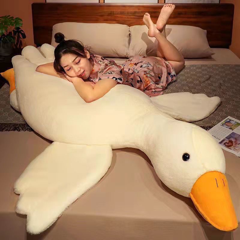 大白鹅抱枕公仔生日礼物毛绒玩具睡觉大号玩偶送女朋友布娃娃新品