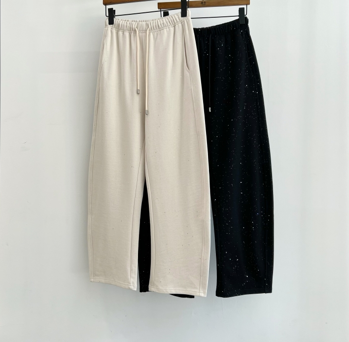 LiLi 大王新款满天星香蕉卫裤宽松百搭休闲女士 150001