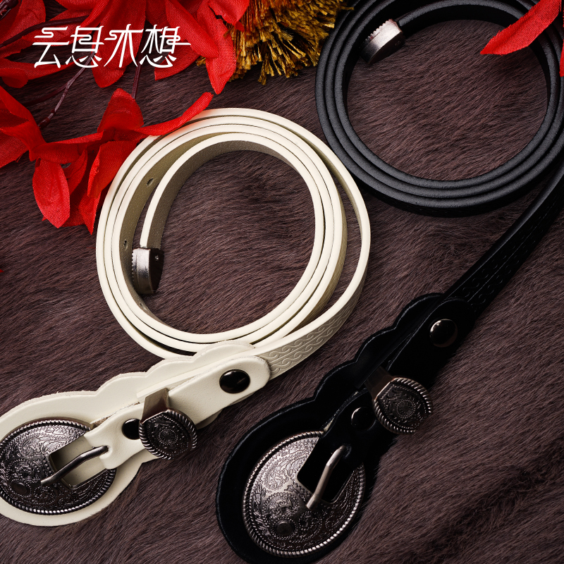 云思木想新中式2023秋冬新款定制时尚百搭复古皮带腰带11269