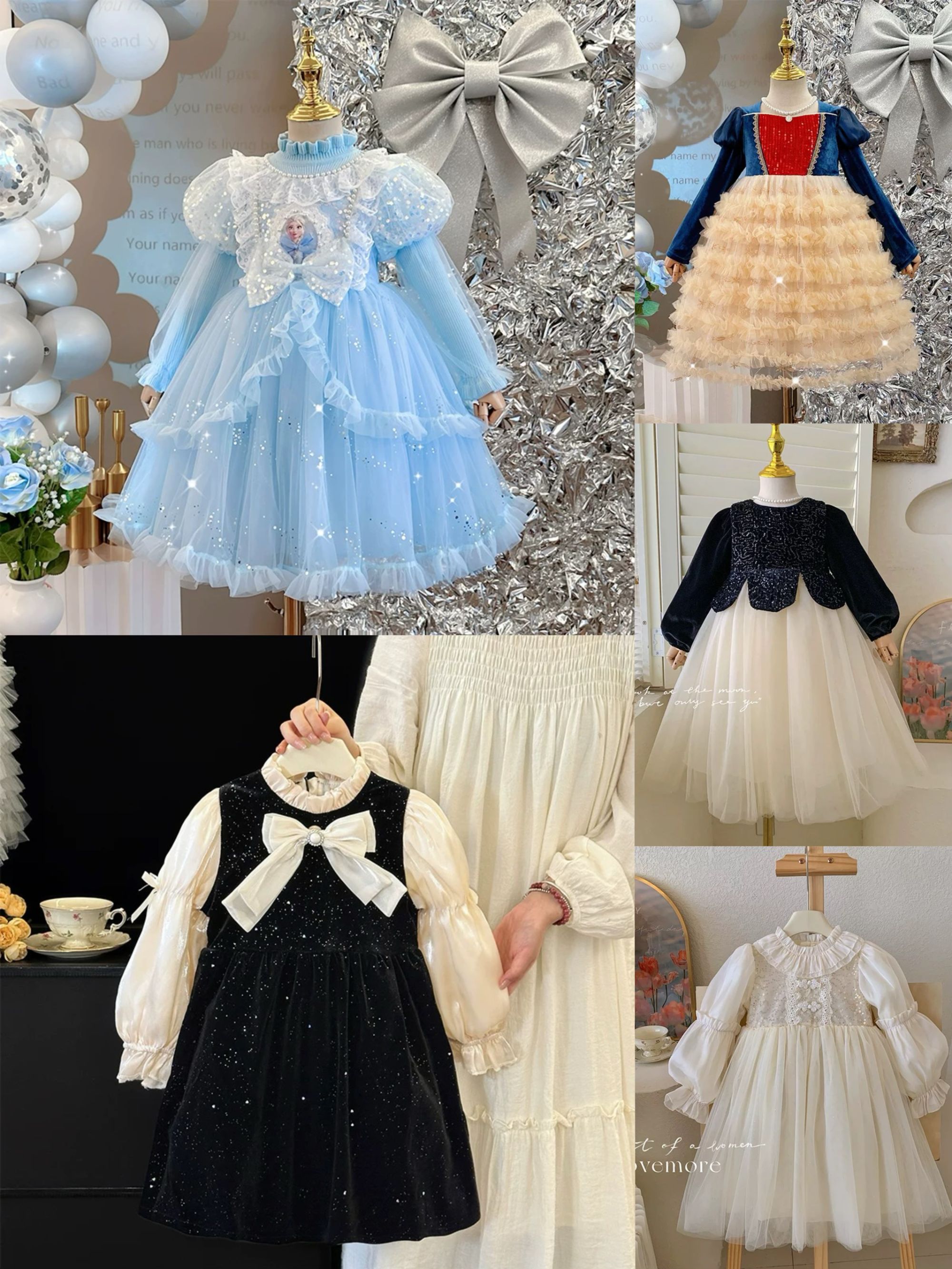 【初礼盲盒福利】NO退NO换！！连衣裙儿童裙子蕾丝女童公主裙晚礼服3