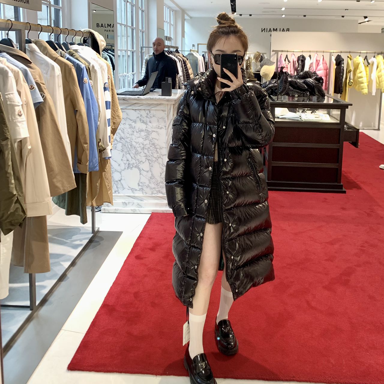 未使用 MONCLER 蒙口Hanoverian长款羽绒服