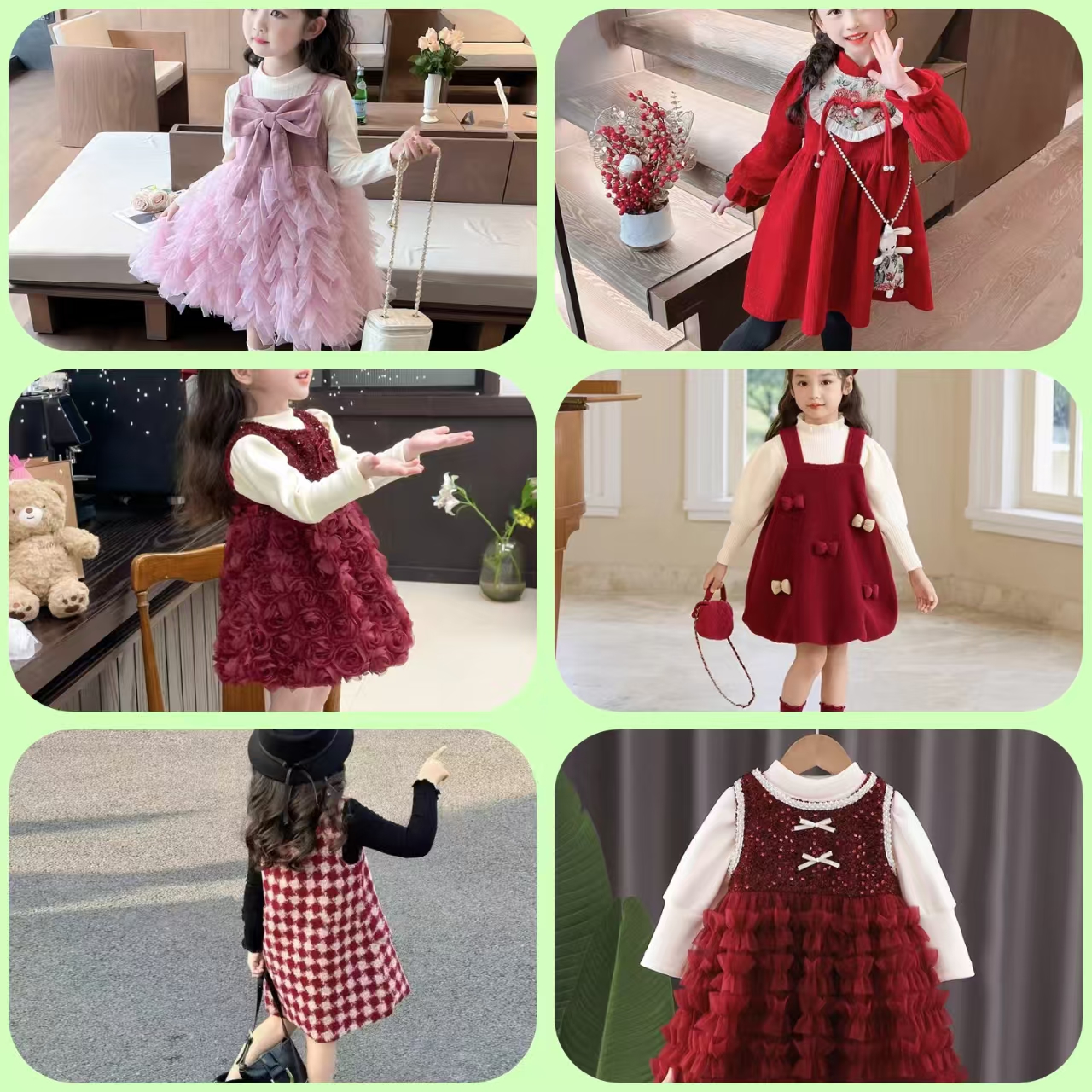 女童连衣裙秋冬新款洋气宝宝公主裙冬季直播间下单01
