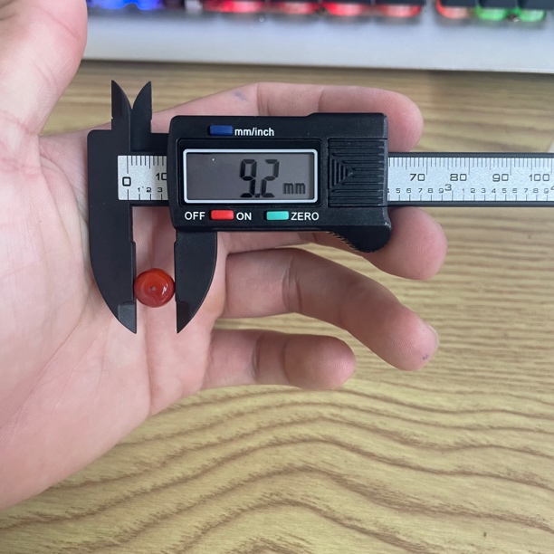 天然南红老型9mm➕单珠