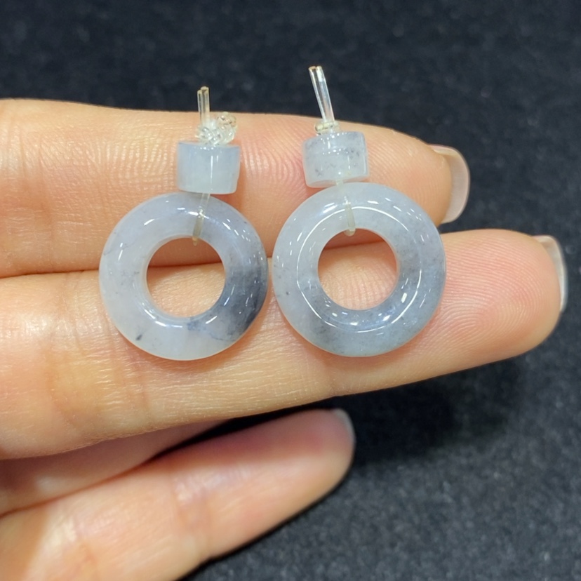 【闪购商品】翡翠耳饰未镶嵌