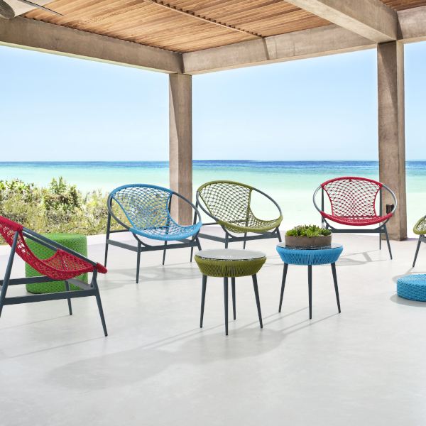 庭院户外休闲座椅/休闲查桌椅组合/藤编圆形茶几钢化玻璃/休闲