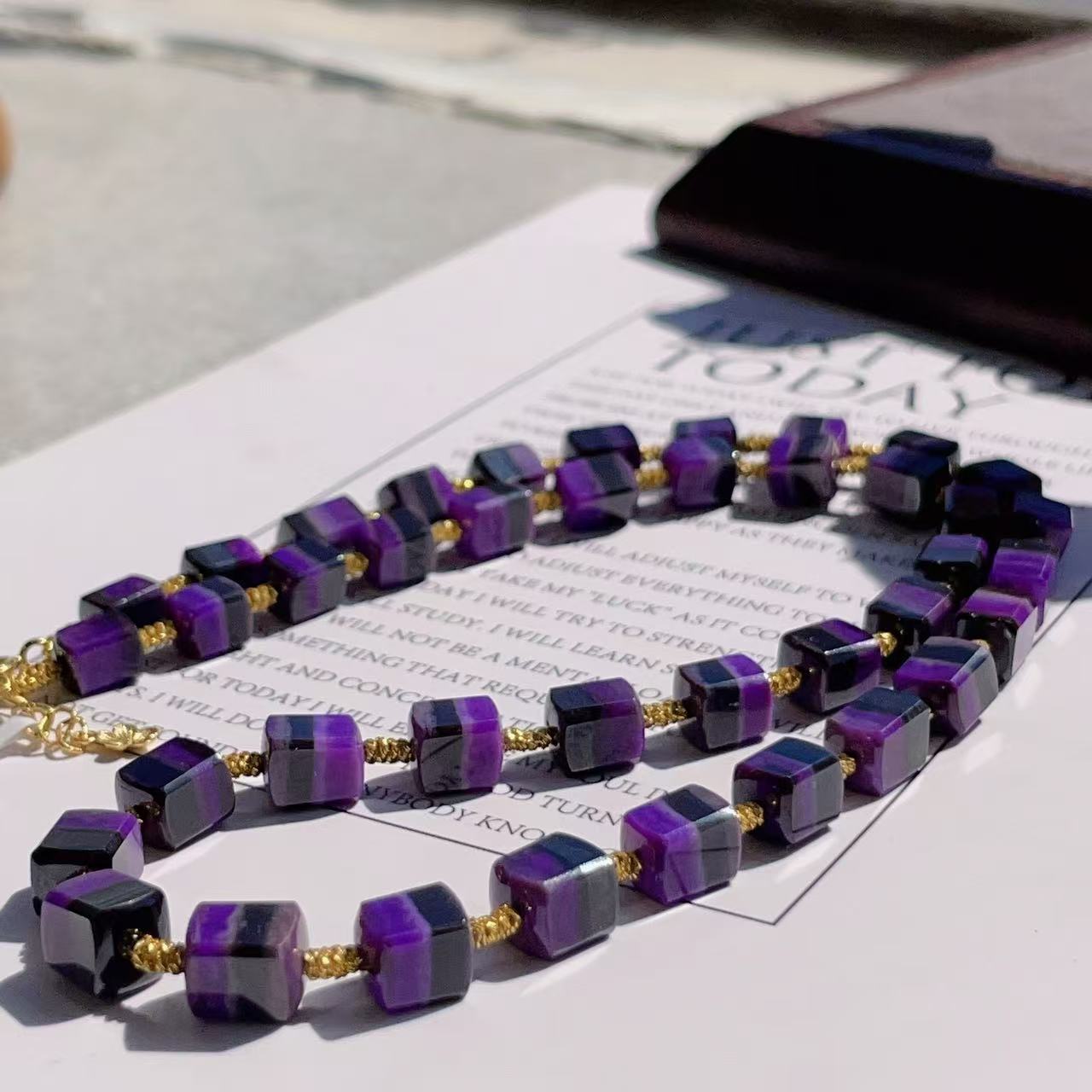 舒俱来高阶帝王紫项链18K/42cm/AZB2884