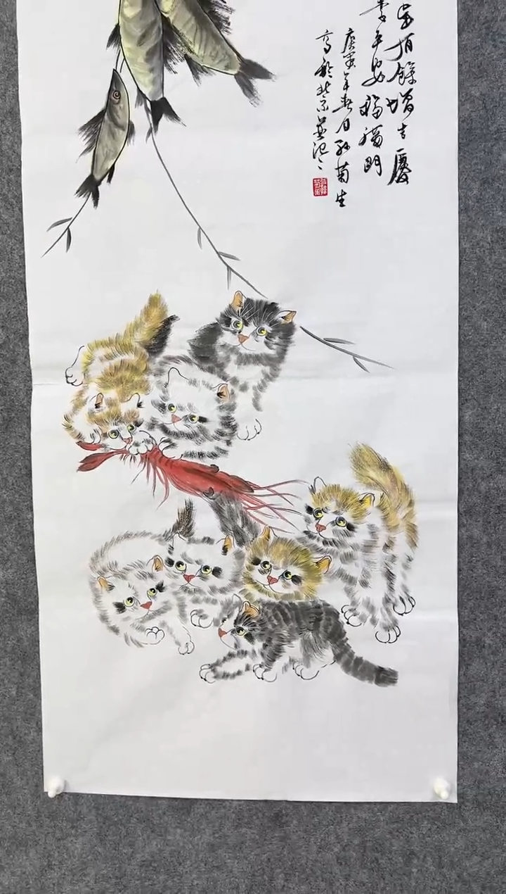 【闪购商品】绘画孙菊生多猫1