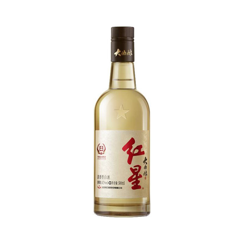 红星42度红星大曲酿酒（500ml）6瓶/箱【清香型】42度