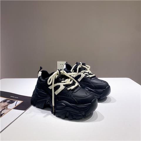 秋冬季回力休闲时尚炸街老爹鞋女潮2022新款网红爆款松糕厚底增高