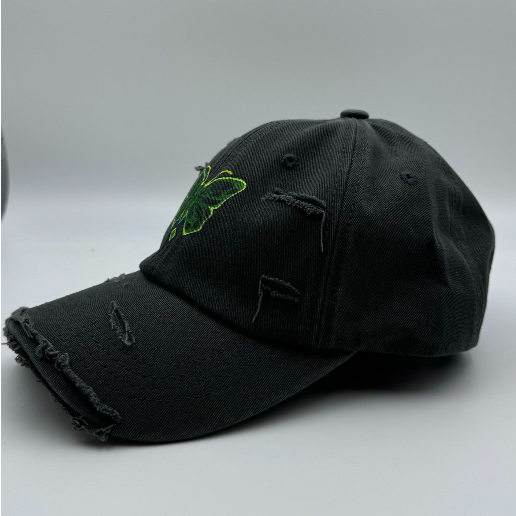 【黑面潮品】（黑色系）手绘破坏棒球帽