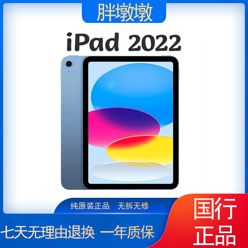 准新品Apple/苹果iPad 2022 第10代64G 10.9英寸ipad 10代_二手商品- 大