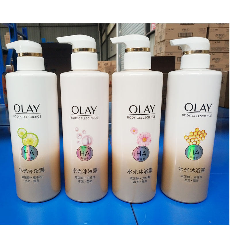 OLAY玉兰油水润持久光泽沐浴露水感舒柔洋甘菊500ml2瓶男女士通用