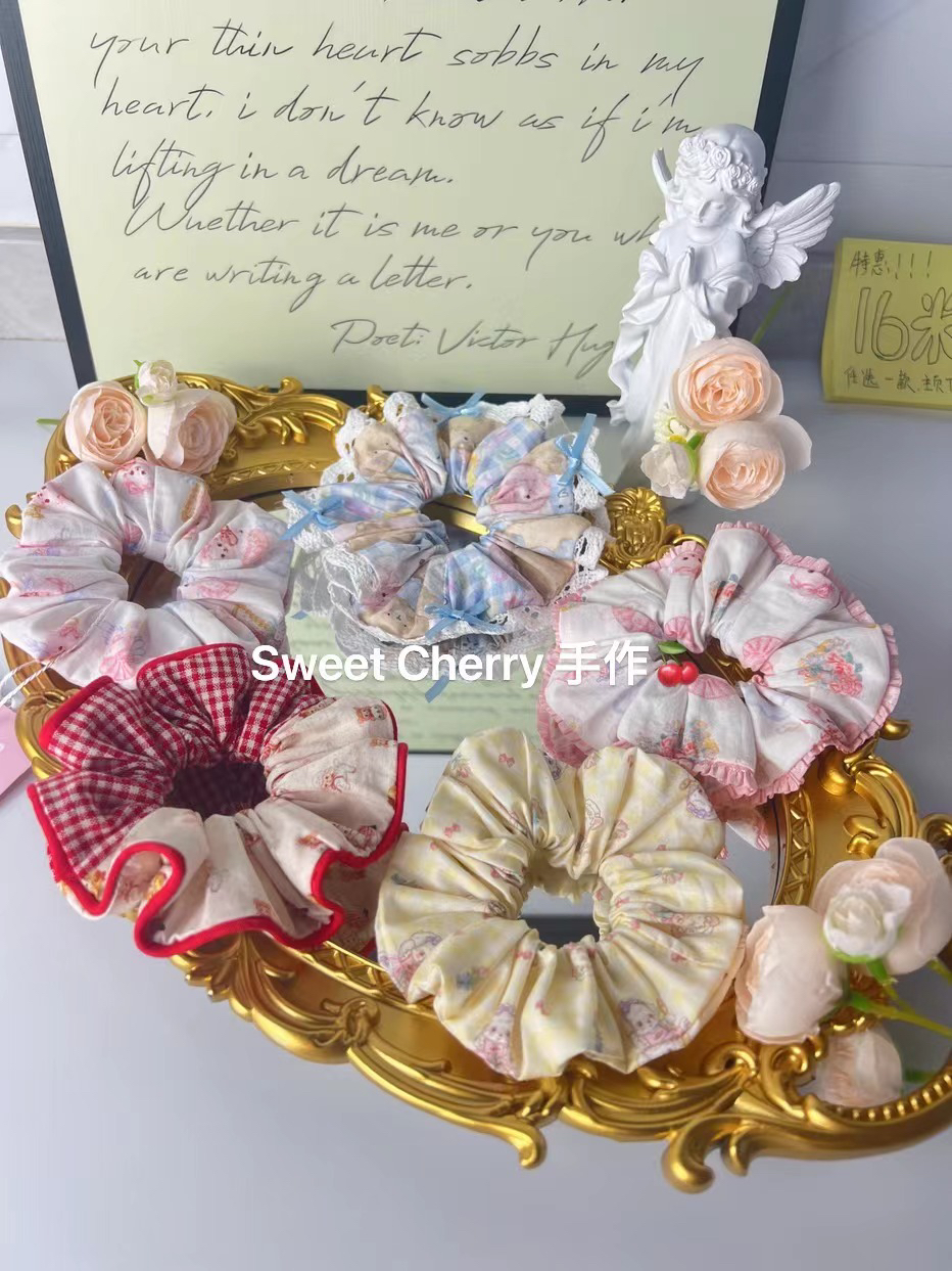 【非直播选款勿拍】连mai选款手作扭扭发夹大肠发圈头绳时尚潮玩