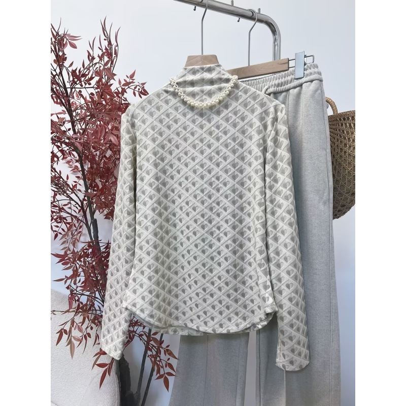 SPW私品味 2024定制面料加厚设计师款打底 DR15662